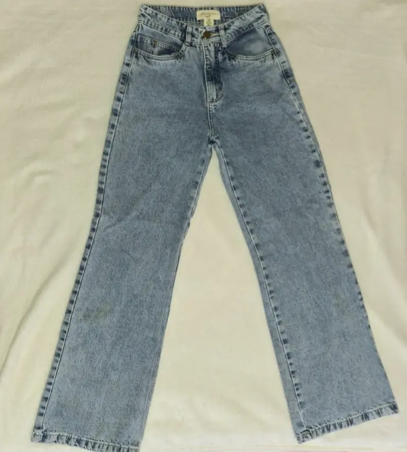 Jeans de mezclilla azul claro para mujer talla 32 - 3