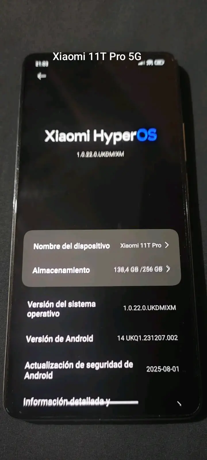 Xiaomi 11T Pro 5G con 256GB de almacenamiento - 3