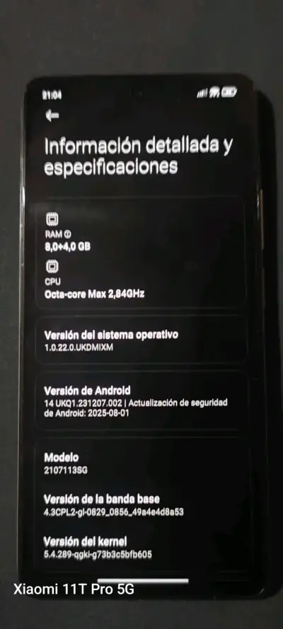 Xiaomi 11T Pro 5G con 256GB de almacenamiento - miniatura 4