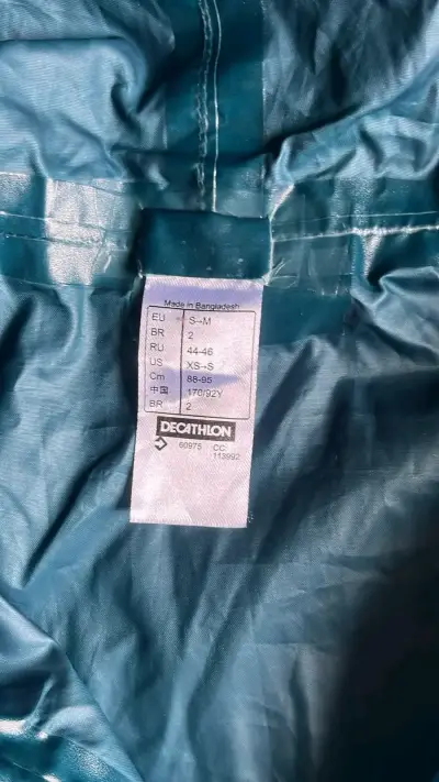 Chaqueta de senderismo mujer Quechua turquesa - miniatura 4