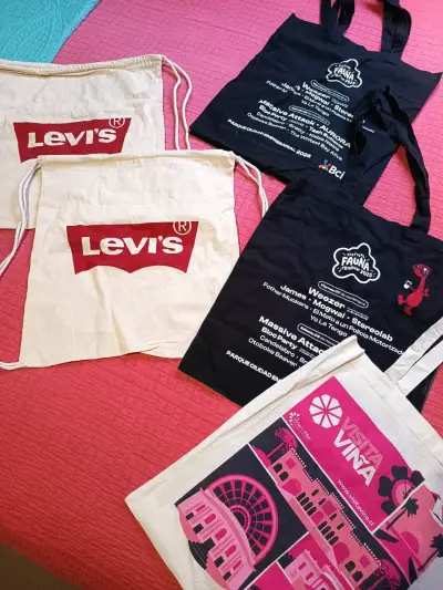 Set de Bolsas de Tela Levi's y Festival Fauna - miniatura 1
