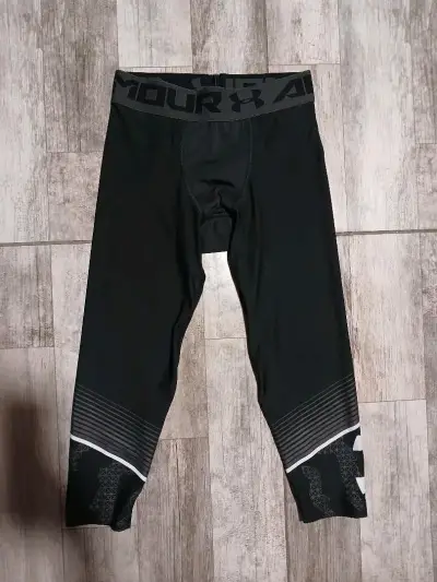 Calzas deportivas negras Under Armour para hombre - miniatura 1
