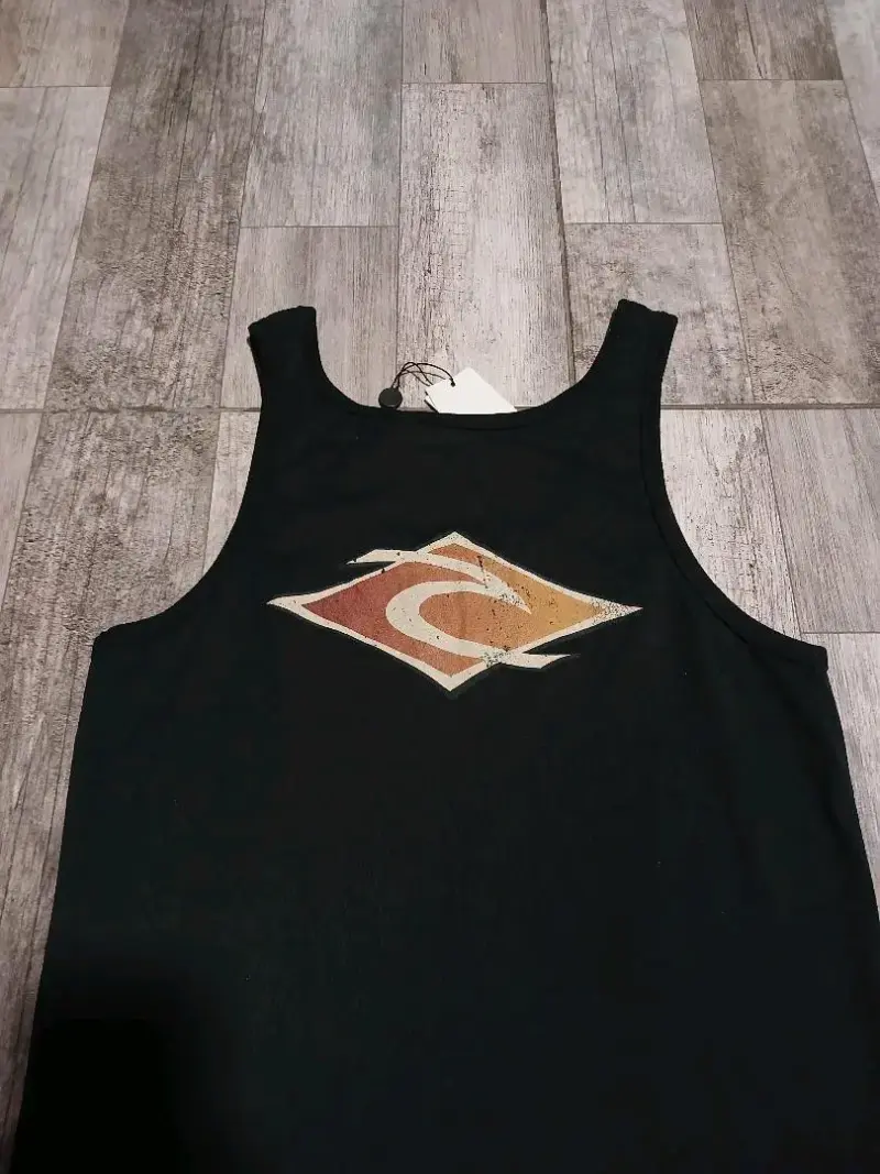Polera sin mangas negra Rip Curl para hombre - 3
