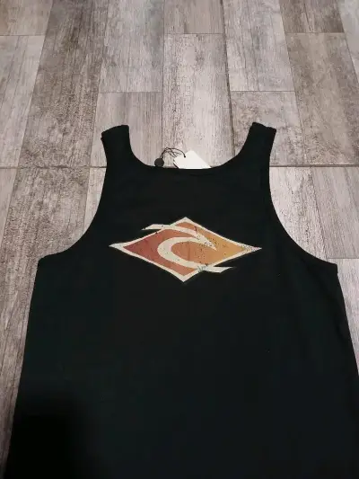 Polera sin mangas negra Rip Curl para hombre - miniatura 3