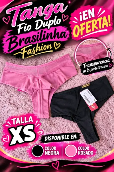 Tanga Fio Duplo Brasileña Fashion en Oferta - miniatura 1