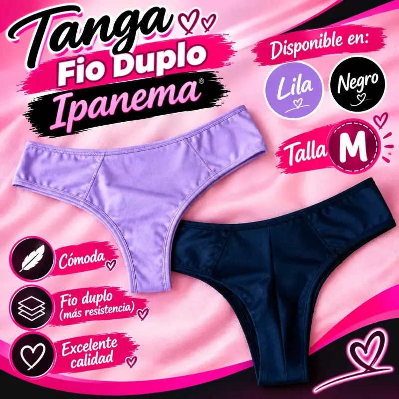 Tanga Fio Duplo Brasileña Fashion en Oferta - 3
