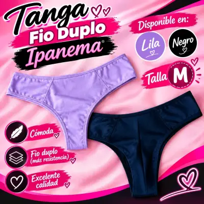 Tanga Fio Duplo Brasileña Fashion en Oferta - miniatura 3