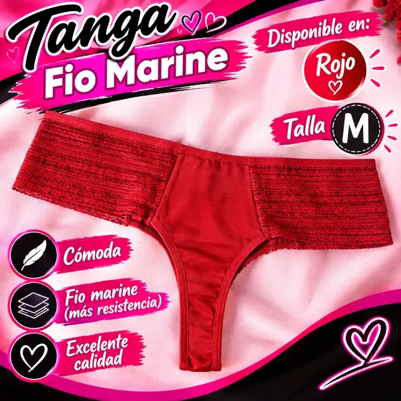 Tanga Fio Duplo Brasileña Fashion en Oferta - 4