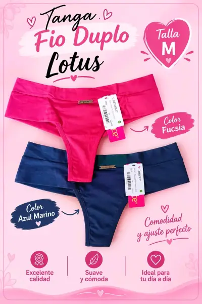 Tanga Fio Duplo Brasileña Fashion en Oferta - miniatura 5