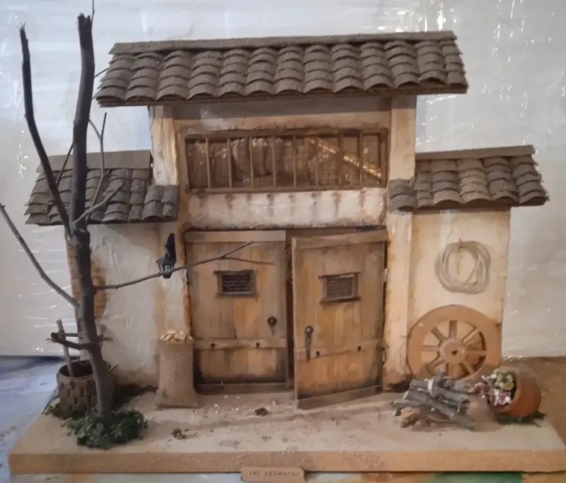 Maqueta de Casa Rústica Artesanal - 1
