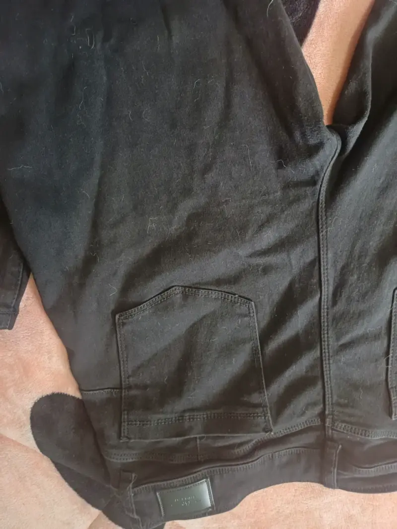 Jeans negros elasticados para mujer - 5