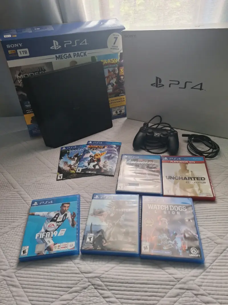 Consola PS4 Mega Pack 1TB con Juegos - 1