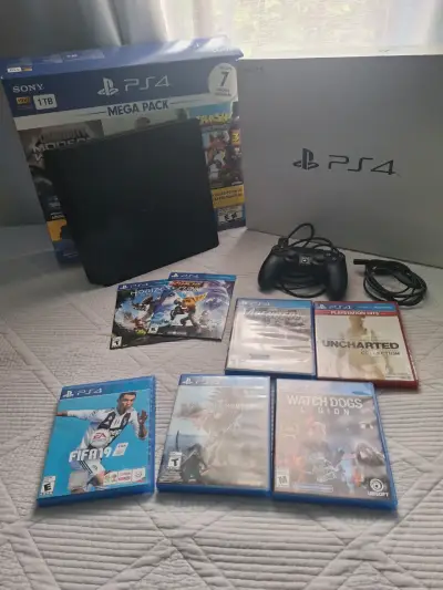 Consola PS4 Mega Pack 1TB con Juegos - miniatura 1