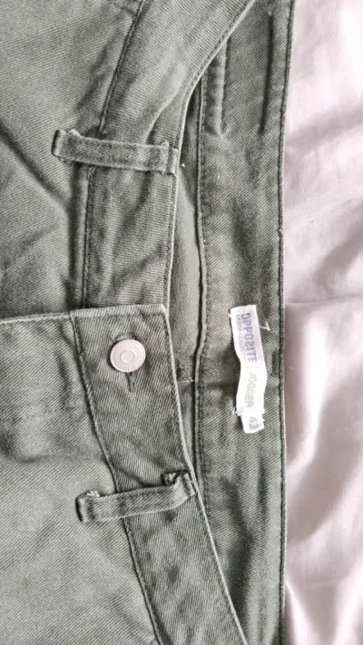 Pantalones cargo verde oliva para mujer - miniatura 3