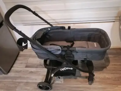 Coche de bebé Bebesit azul plegable - miniatura 3