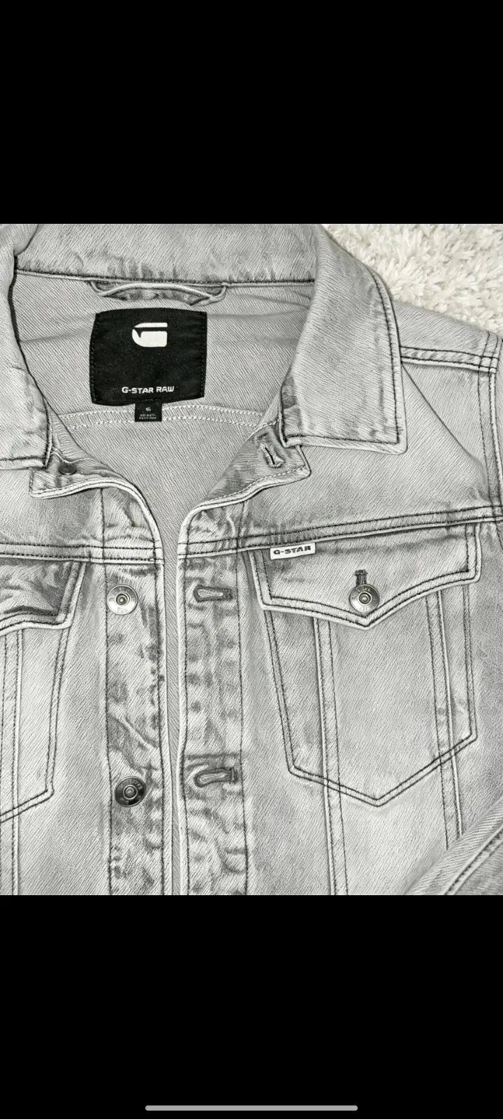 Chaqueta de mezclilla gris G-Star Raw - 3