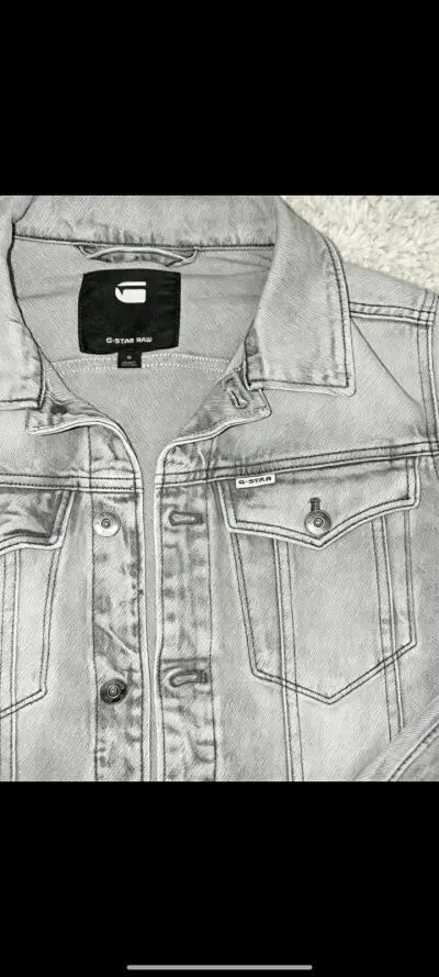 Chaqueta de mezclilla gris G-Star Raw - miniatura 3