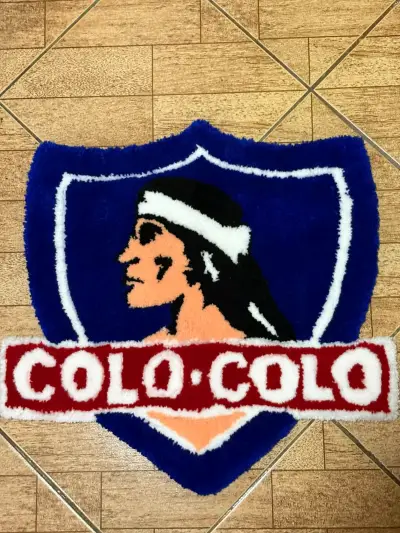 Alfombra decorativa Colo-Colo diseño escudo - miniatura 2