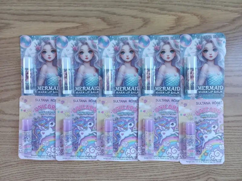 Bálsamo labial Sultana Rose Mermaid y Unicornio