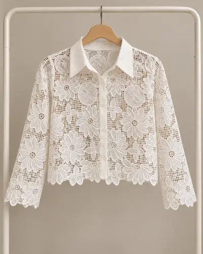 Blusa de encaje - miniatura 2