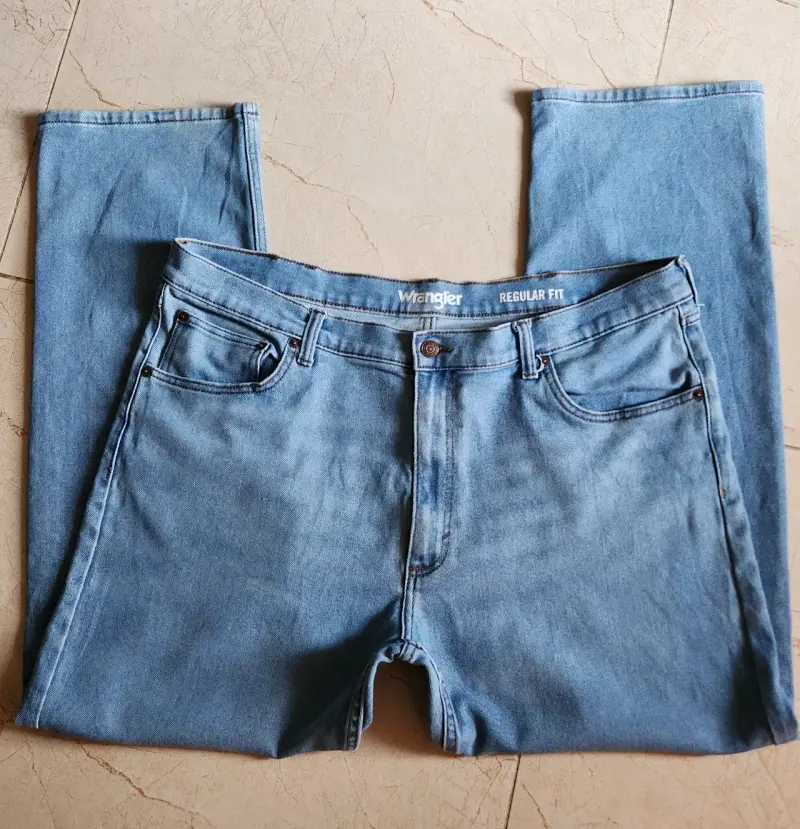Jeans Wrangler azul claro regular fit - 4