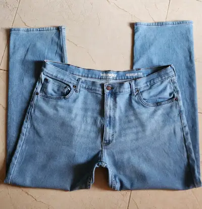 Jeans Wrangler azul claro regular fit - miniatura 4