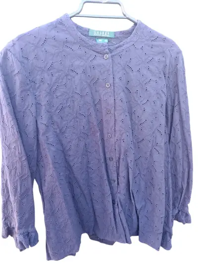 Blusa de encaje azul talla 12 Ralph Lauren - miniatura 4