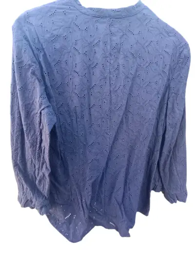 Blusa de encaje azul talla 12 Ralph Lauren - miniatura 5