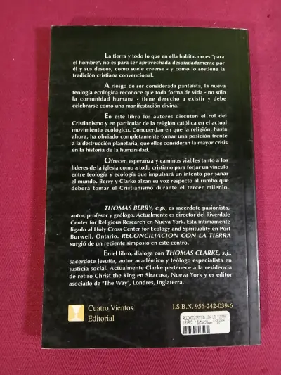 Libro Reconciliación con la Tierra de Thomas Berry - miniatura 6
