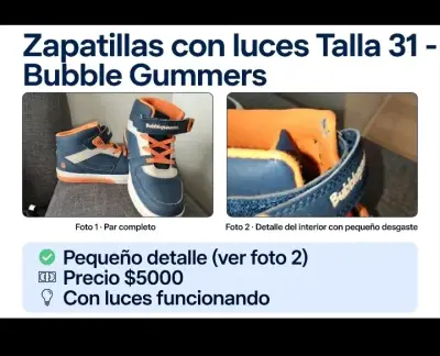 Zapatillas Negras Maui & Sons Talla 30 - miniatura 5