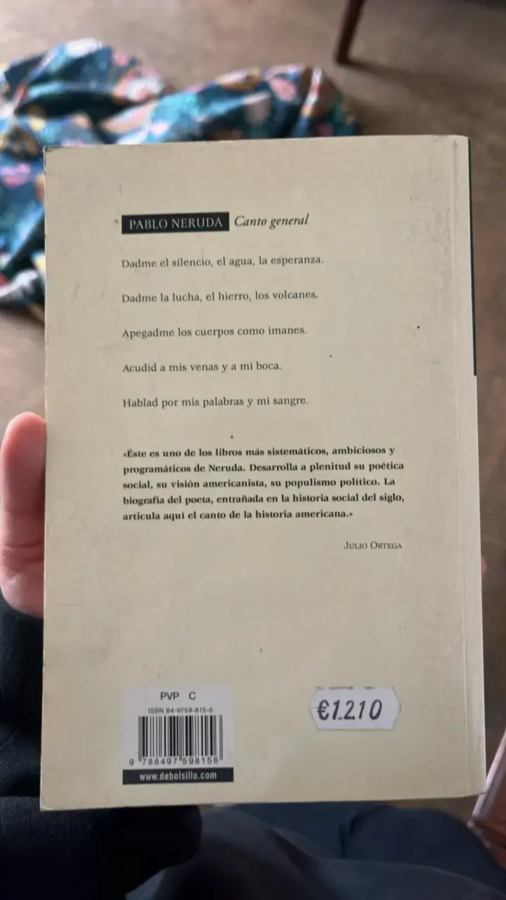 Libro 'Canto General' de Pablo Neruda - 2