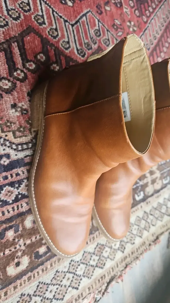 Botines de cuero marrón para mujer sperry - 2