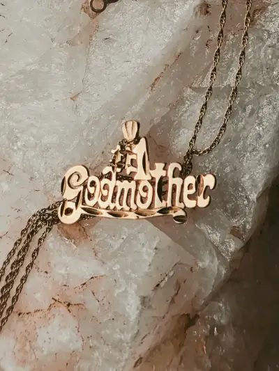 Cadena + colgante de oro amarillo de 14 k - miniatura 1