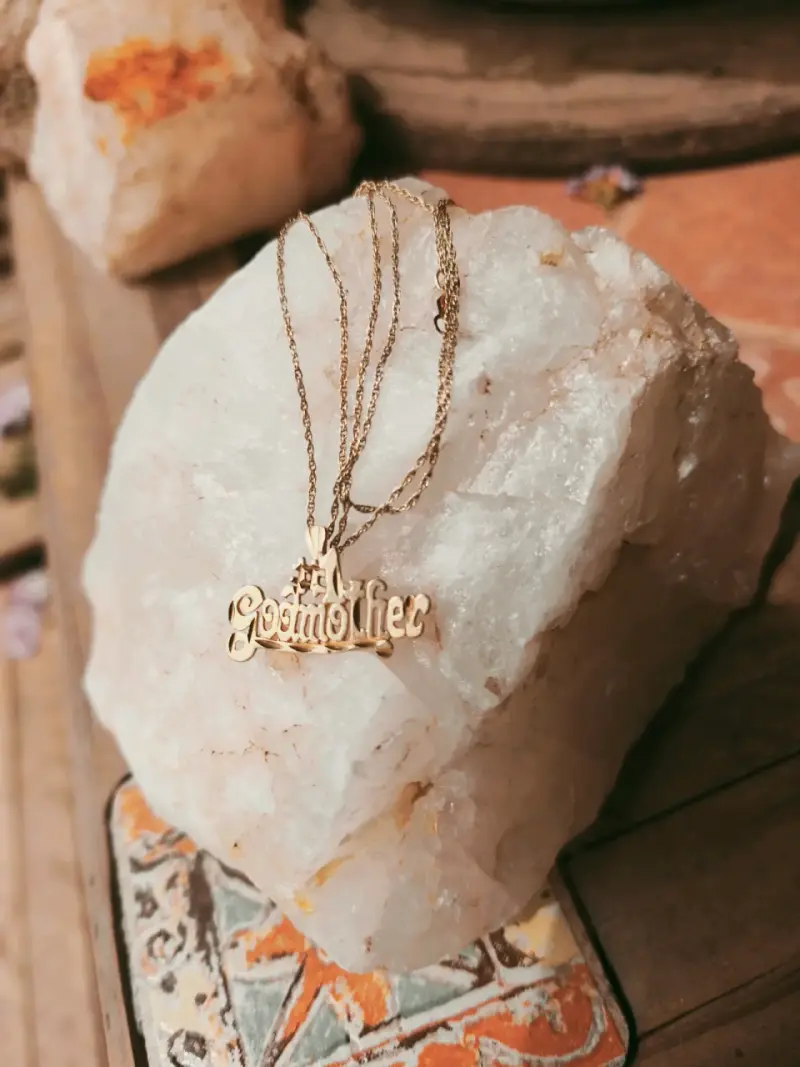 Cadena + colgante de oro amarillo de 14 k - 2
