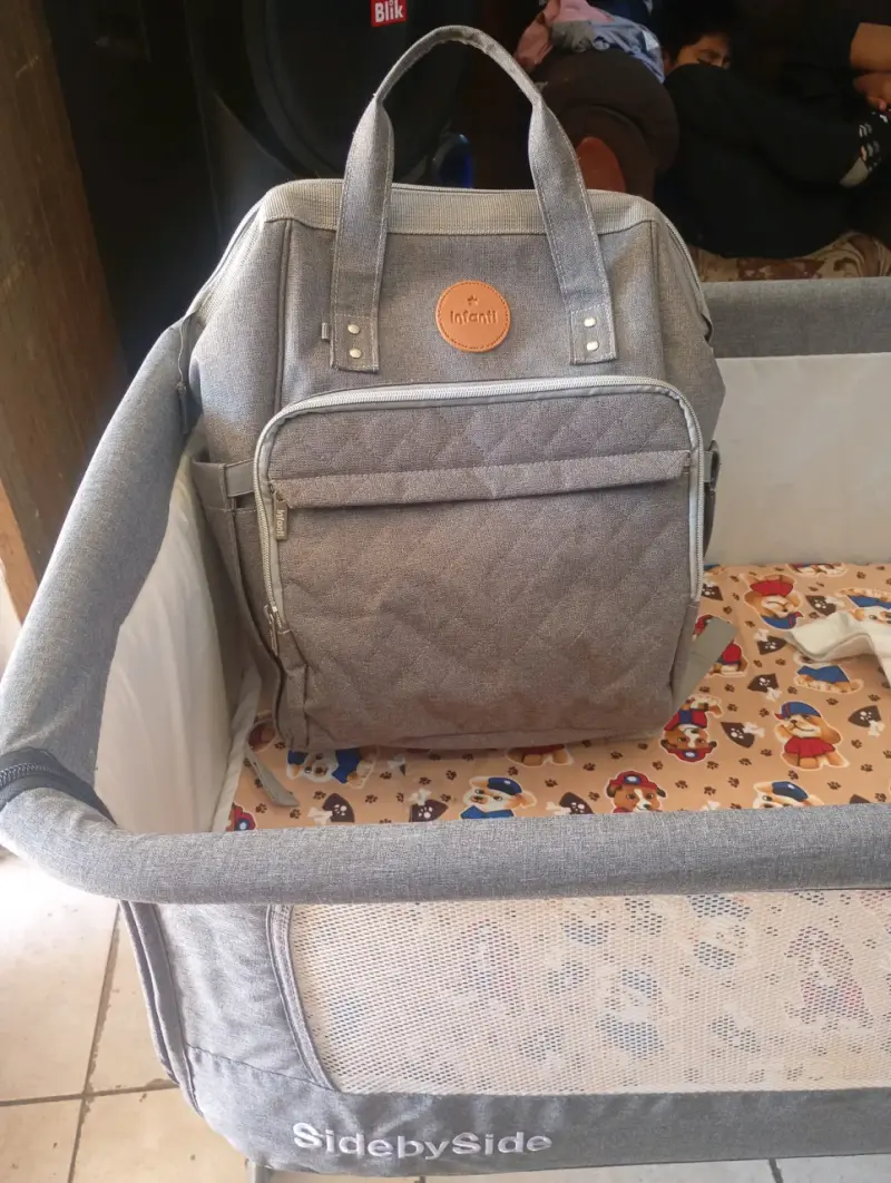 Cuna de bebé Side by Side con mochila Infanti - 8