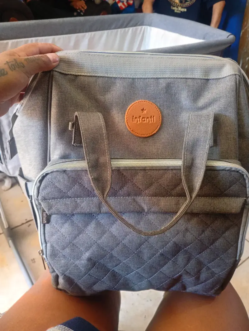 Cuna de bebé Side by Side con mochila Infanti - 9