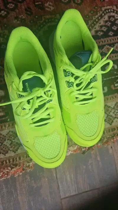 Zapatillas deportivas Kuikma verde neón - miniatura 3