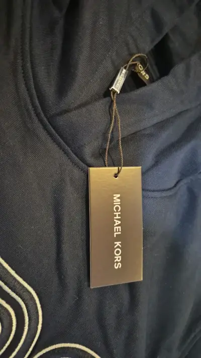 Polerón con capucha Michael Kors azul talla XXL - miniatura 2