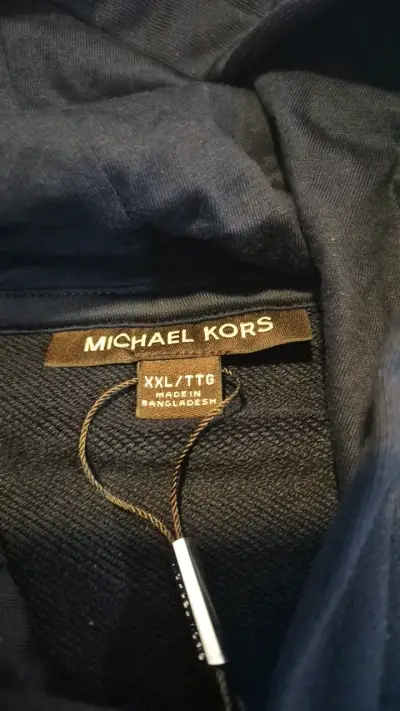 Polerón con capucha Michael Kors azul talla XXL - miniatura 3