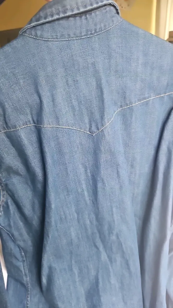 Camisa de mezclilla Levi's azul para hombre - 4