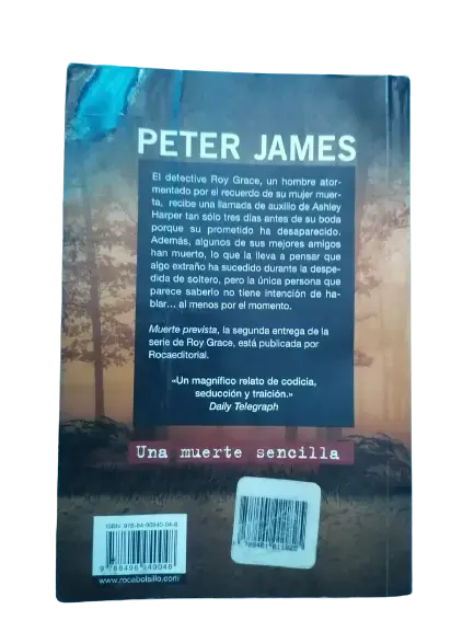 Libro 'Una Muerte Sencilla' de Peter James - 2