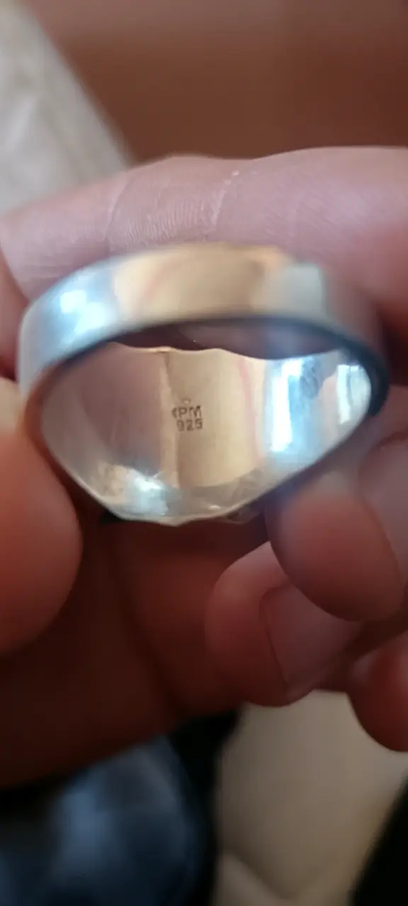Anillo de plata 925 y oro diseño  Colo-Colo - 3