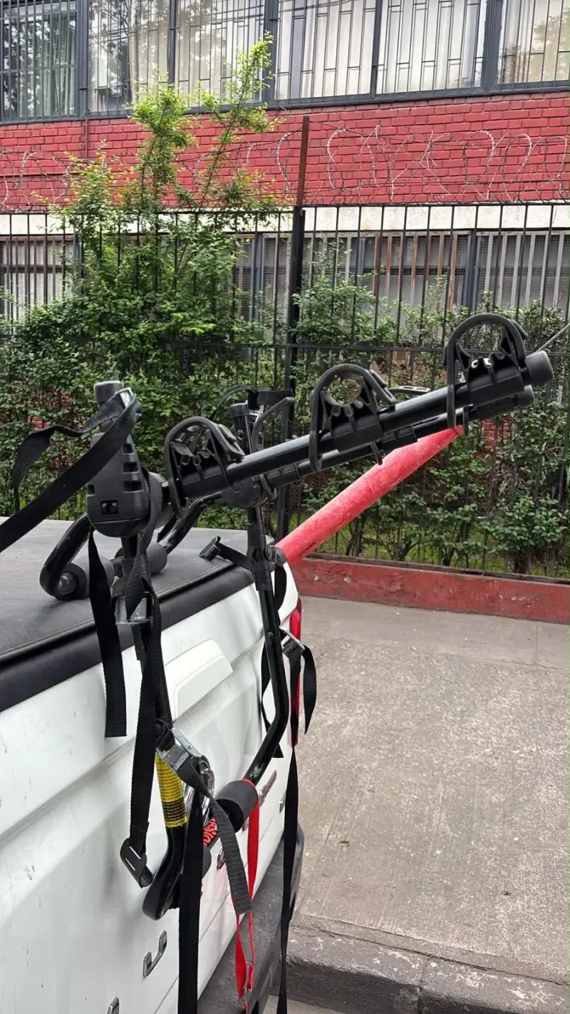 Portabicicletas para auto con correas ajustables - 2