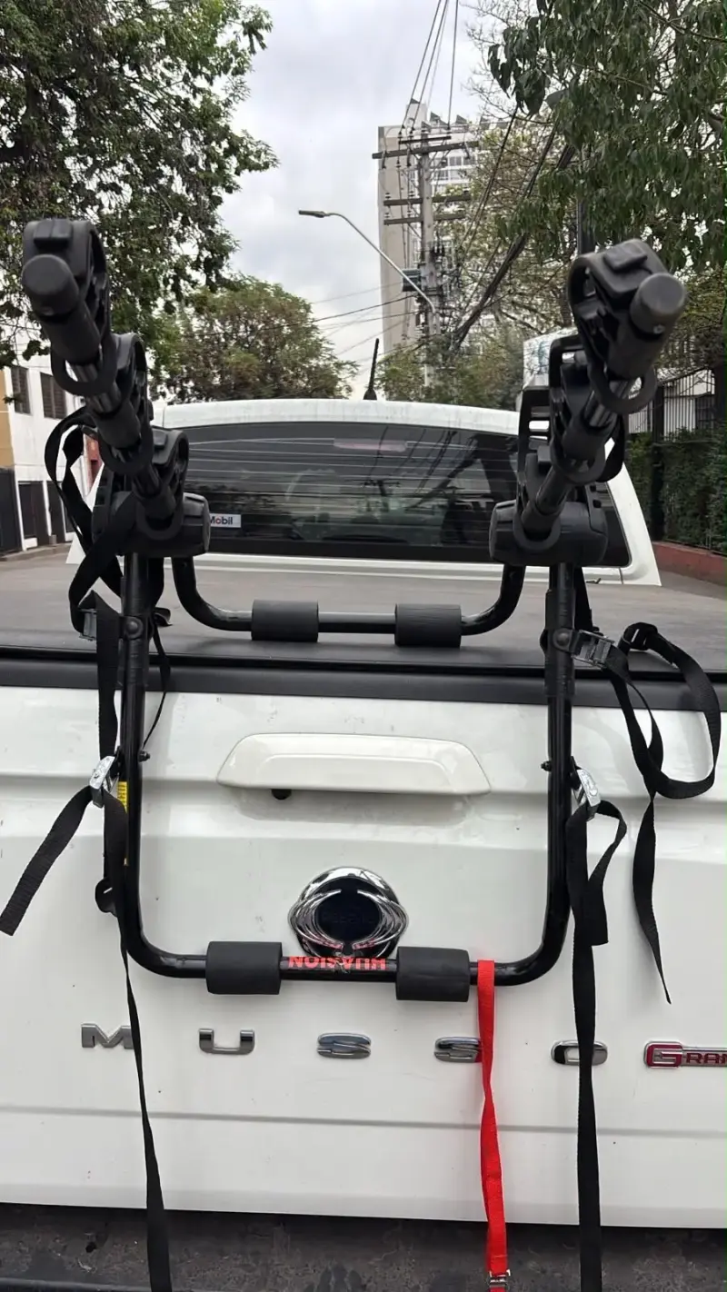 Portabicicletas para auto con correas ajustables - 3