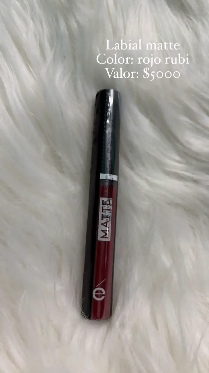 Labial Matte Ésika Vino Misterio y Rojo Rubí - 3