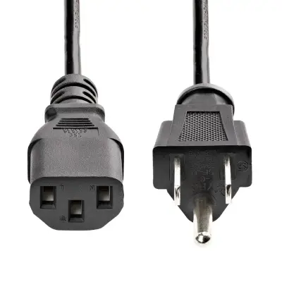 Cable de poder Americano para Fuente De Alimen us - miniatura 2
