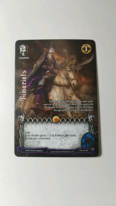 Carta Timariot Mitos y Leyendas - miniatura 1