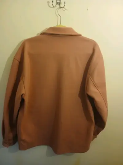 Chaqueta de lana color terracota para mujer - miniatura 5