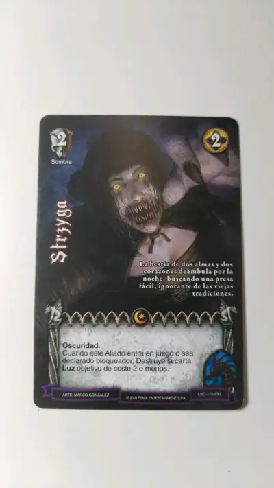 Carta Stryga Mitos y Leyendas Sombra - miniatura 1