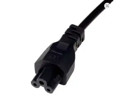 Cable de poder trebol 1.5m dblue 3 pines negro - miniatura 1